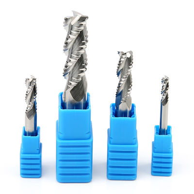 Frez pełnowęglikowy 3-ostrzowy do obróbki zgrubnej HRC45 Fala Drobny ząb do CNC Auliminum