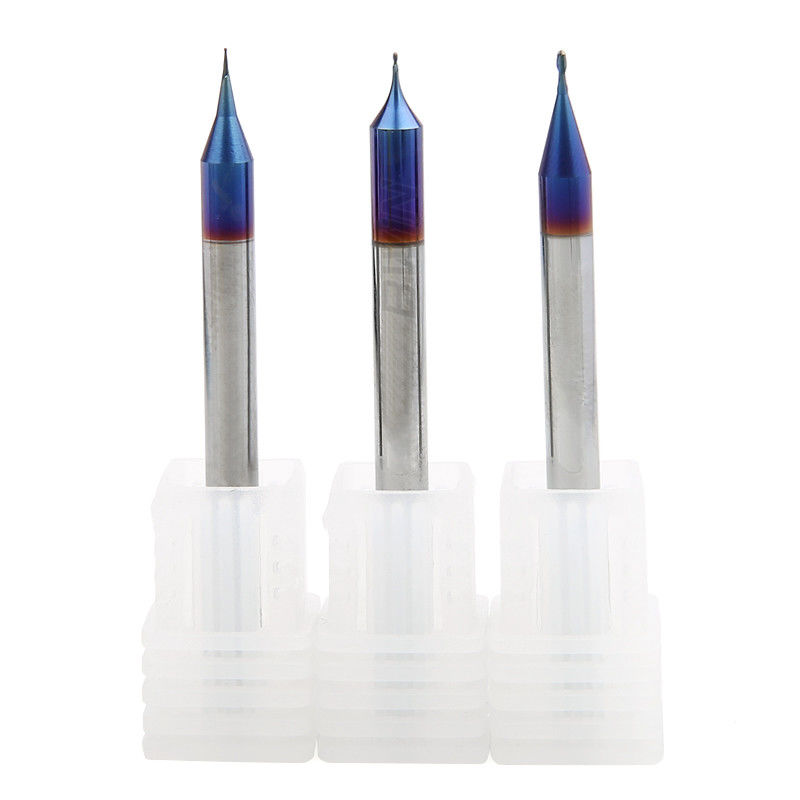 HRC65 2 Flet Ball Nose Micro Machining End Mill Frez z węglików spiekanych o mikrośrednicy